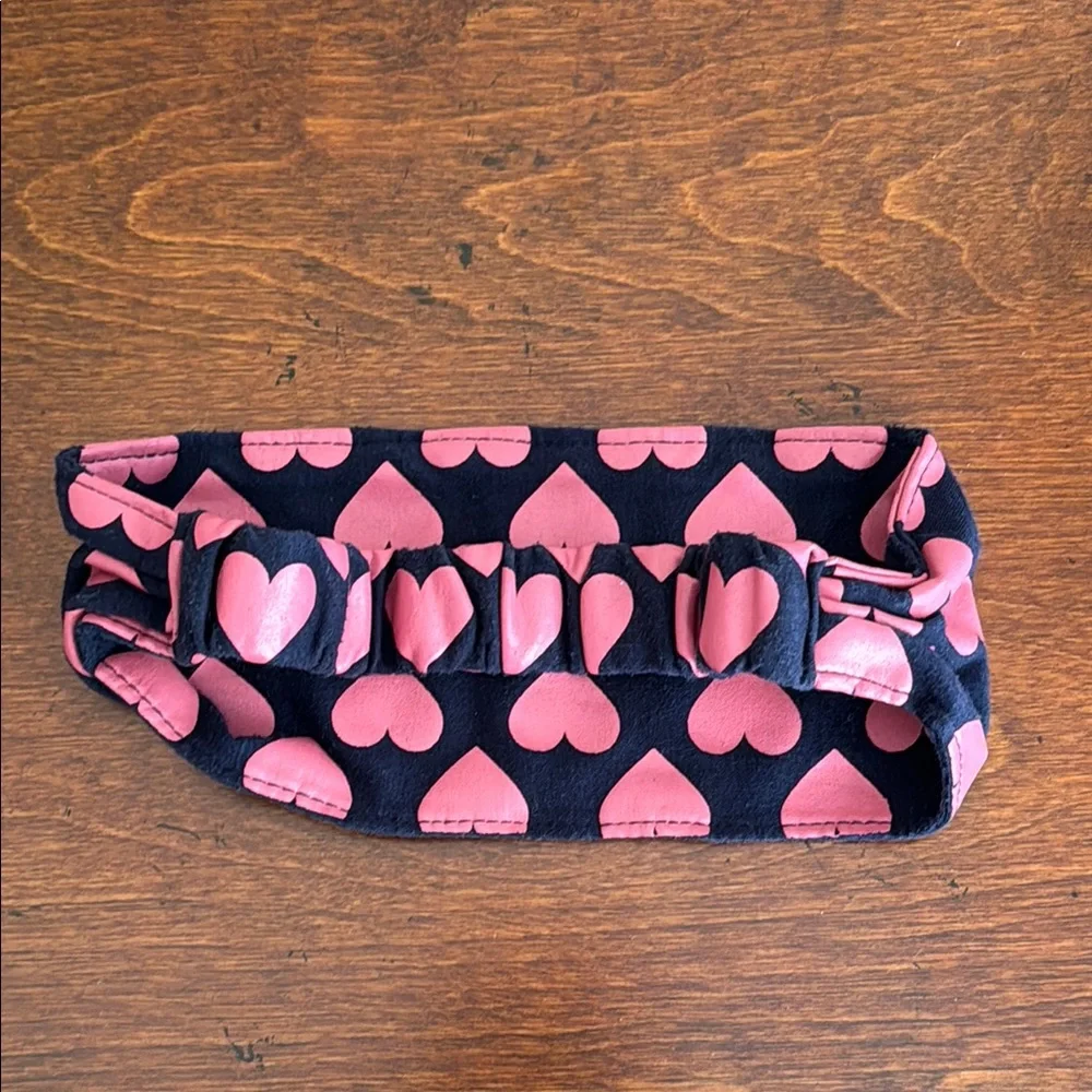 GAP KIDS Girl’s Navy and Pink Heart Headband OS EUC